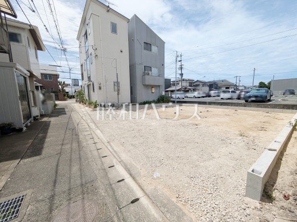接道状況および現場風景 【福岡市西区小戸1丁目】 接道状況および現場風景 【福岡市西区小戸1丁目】