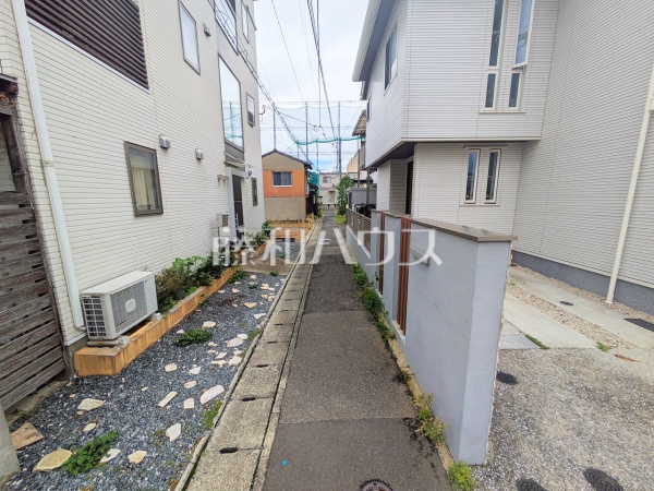 接道状況および現場風景 【福岡市西区小戸1丁目】 接道状況および現場風景 【福岡市西区小戸1丁目】