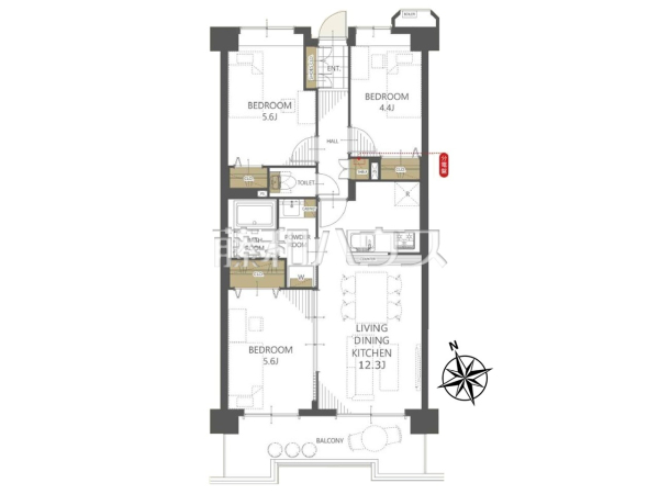 間取図 【ユアコート所沢壱番館】 間取図 【ユアコート所沢壱番館】
