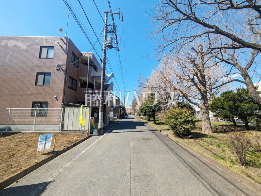 接道状況および現場風景 【八王子市高倉町】