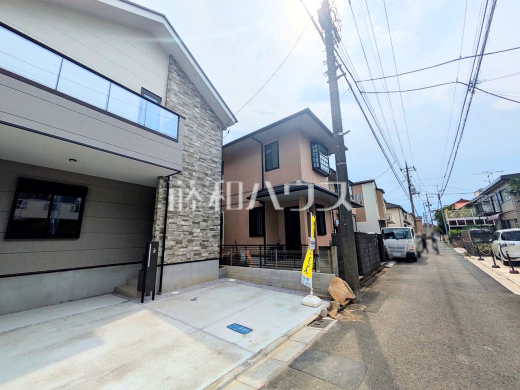 接道状況および現場風景 【府中市本町2丁目】