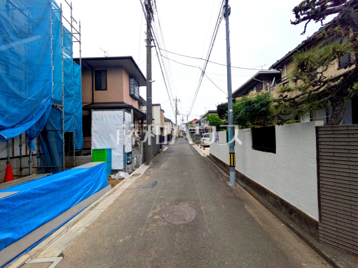 接道状況および現場風景 【府中市本町2丁目】