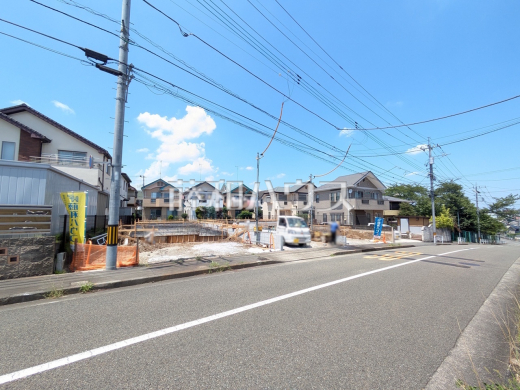 接道状況および現場風景 【八王子市椚田町】