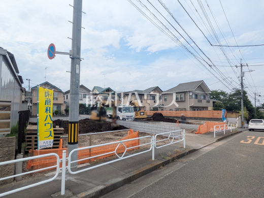 接道状況および現場風景 【八王子市椚田町】