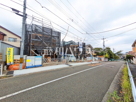 接道状況および現場風景 【八王子市椚田町】/撮影日2026/08/29