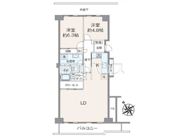 間取図 【小手指ハイツJ棟】 間取図 【小手指ハイツJ棟】