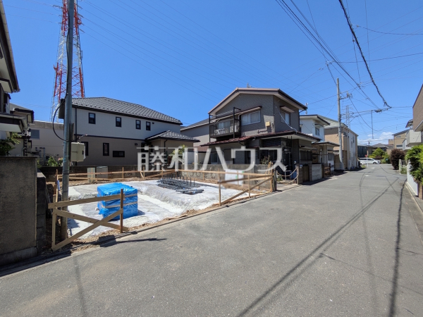 接道状況および現場風景 【日野市大字日野】 接道状況および現場風景 【日野市大字日野】