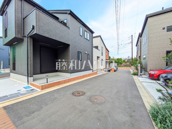 接道状況および現場風景 【朝霞市三原5丁目】 接道状況および現場風景 【朝霞市三原5丁目】