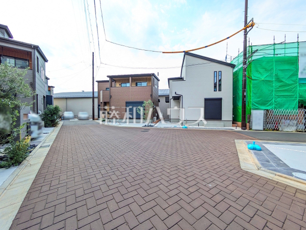 接道状況および現場風景 【朝霞市三原5丁目】 接道状況および現場風景 【朝霞市三原5丁目】