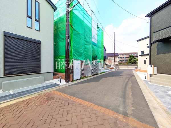 接道状況および現場風景 【朝霞市三原5丁目】 接道状況および現場風景 【朝霞市三原5丁目】