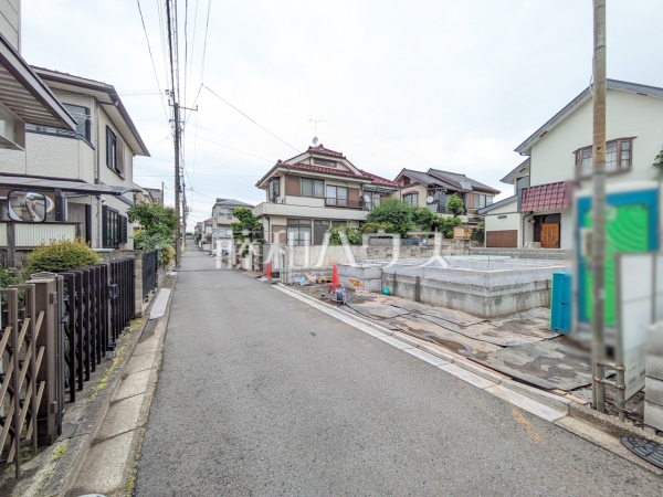 接道状況および現場風景 【小平市仲町】 接道状況および現場風景 【小平市仲町】