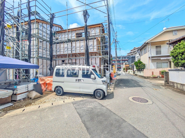 接道状況および現場風景 【福岡市南区西長住3丁目】 接道状況および現場風景 【福岡市南区西長住3丁目】