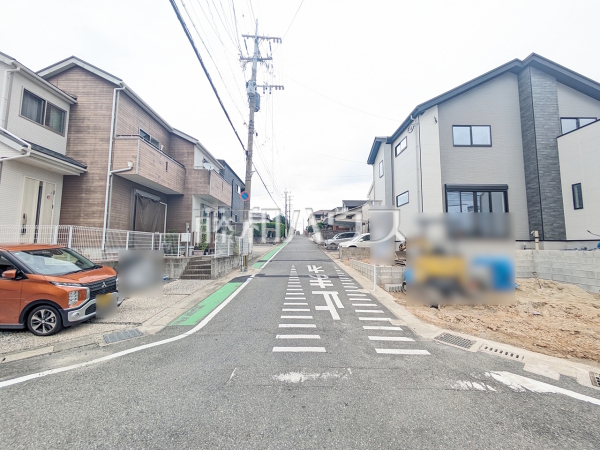 接道状況および現場風景 【福岡市南区長住7丁目】 接道状況および現場風景 【福岡市南区長住7丁目】