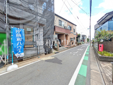 接道状況および現場風景 【朝霞市三原3丁目】/撮影日2026/08/15
