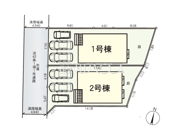 全体区画図 【福岡市早良区干隈5丁目】 全体区画図 【福岡市早良区干隈5丁目】