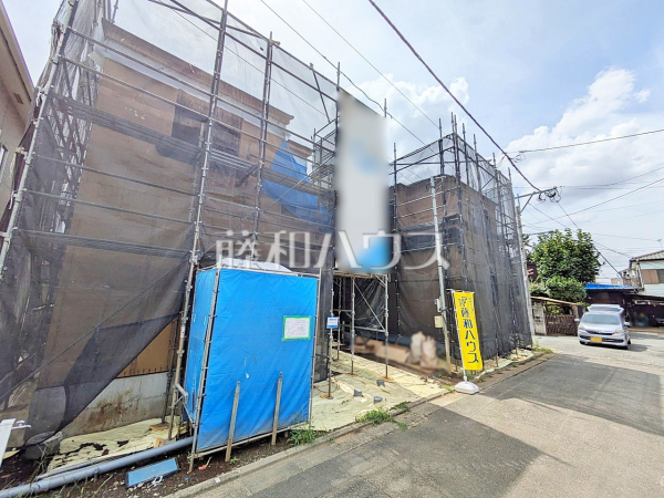 接道状況および現場風景 【府中市晴見町3丁目】 接道状況および現場風景 【府中市晴見町3丁目】