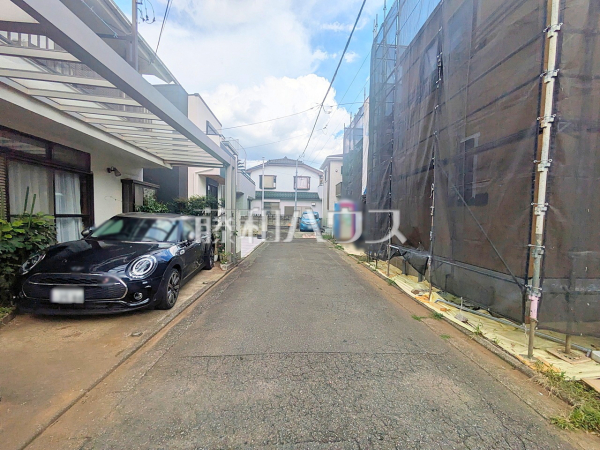 接道状況および現場風景 【府中市晴見町3丁目】 接道状況および現場風景 【府中市晴見町3丁目】