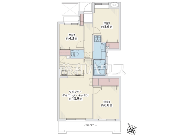 間取図 【東峰マンション香住ヶ丘】 間取図 【東峰マンション香住ヶ丘】