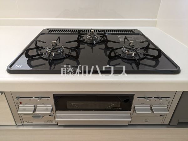 2号棟 キッチンコンロ・グリル 【浦添市西原2丁目】 2号棟 キッチンコンロ・グリル 【浦添市西原2丁目】