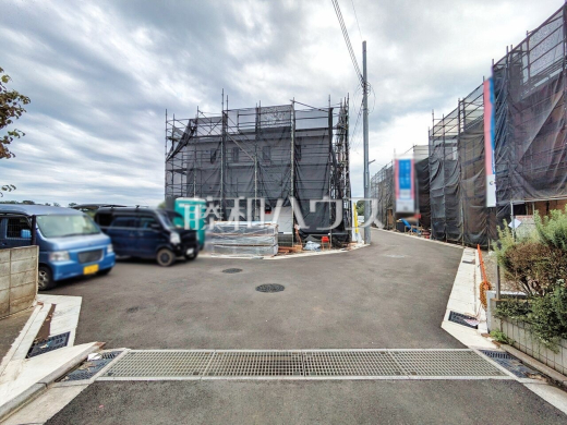 接道状況および現場風景 【清瀬市下清戸1丁目】