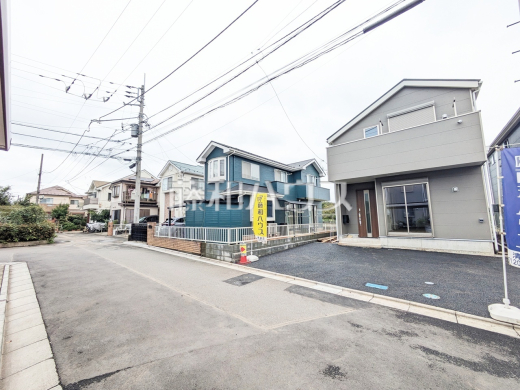 1号棟 接道状況および現場風景 【清瀬市下清戸1丁目】