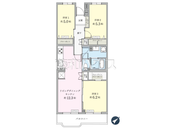 間取図 【ルミネ聖蹟桜ヶ丘】 間取図 【ルミネ聖蹟桜ヶ丘】