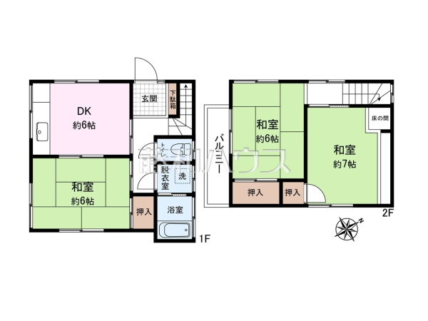 間取図 【東村山市久米川町2丁目】 間取図 【東村山市久米川町2丁目】