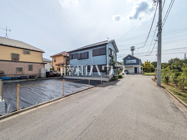 接道状況および現場風景 【立川市西砂町5丁目】 接道状況および現場風景 【立川市西砂町5丁目】