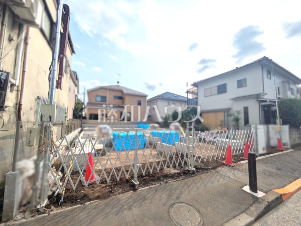 接道状況および現場風景 【調布市佐須町1丁目】 接道状況および現場風景 【調布市佐須町1丁目】
