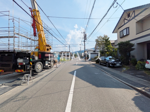 接道状況および現場風景 【福岡市城南区東油山1丁目】 接道状況および現場風景 【福岡市城南区東油山1丁目】