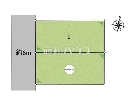 全体区画図 【東大和市南街3丁目】