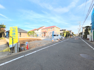接道状況および現場風景
