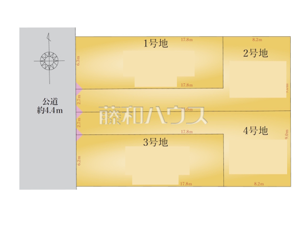 全体区画図 【名古屋市守山区小幡2丁目】 全体区画図 【名古屋市守山区小幡2丁目】