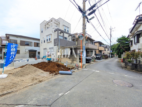 接道状況および現場風景 【朝霞市岡3丁目】 接道状況および現場風景 【朝霞市岡3丁目】