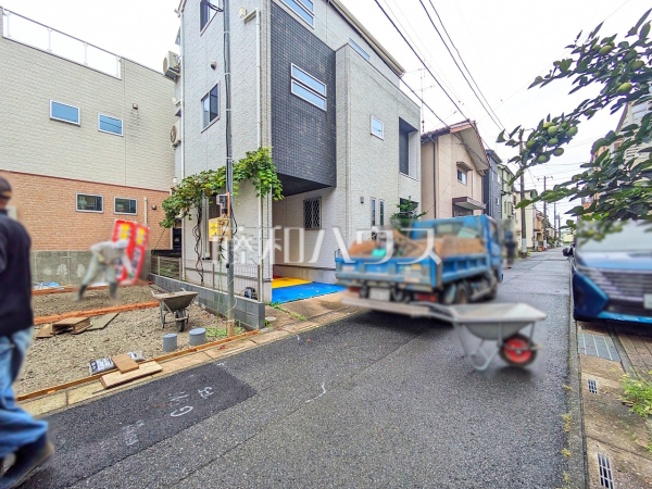 接道状況および現場風景 【富士見市水谷東2丁目】 接道状況および現場風景 【富士見市水谷東2丁目】