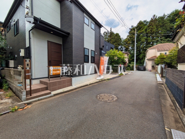 接道状況および現場風景 【清瀬市中里2丁目】 接道状況および現場風景 【清瀬市中里2丁目】