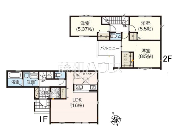 間取図 【所沢市大字下安松】 間取図 【所沢市大字下安松】