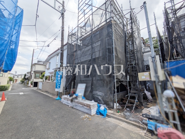 接道状況および現場風景 【練馬区立野町】 接道状況および現場風景 【練馬区立野町】