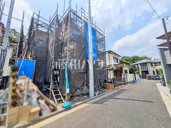 接道状況および現場風景 【練馬区立野町】 接道状況および現場風景 【練馬区立野町】