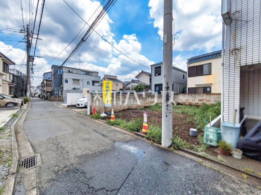 接道状況および現場風景 【清瀬市元町1丁目】ぜひ実物をご覧いただきたく思います。喜んでご案内いたしますのでお気軽にお問合せ下さい。