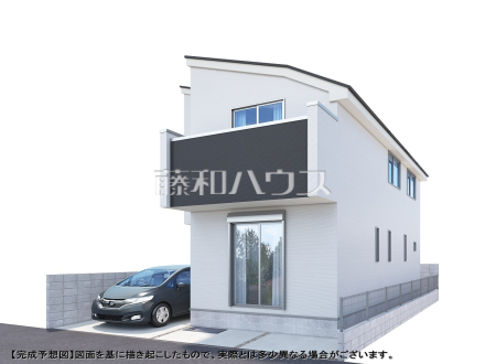 ≪完成予想図・外観パース≫ お探しの物件に出会うためには、早めのご確認をオススメします。未完成の今のうちにぜひお問合せをお待ちしております。 【清瀬市元町1丁目】