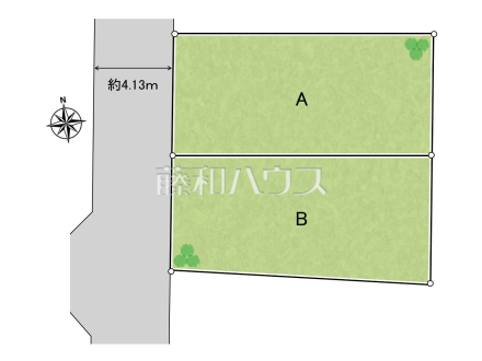 全体区画図 【小平市上水南町2丁目】 平日のご案内も可能です。まずはお気軽にお問合せ下さいませ。