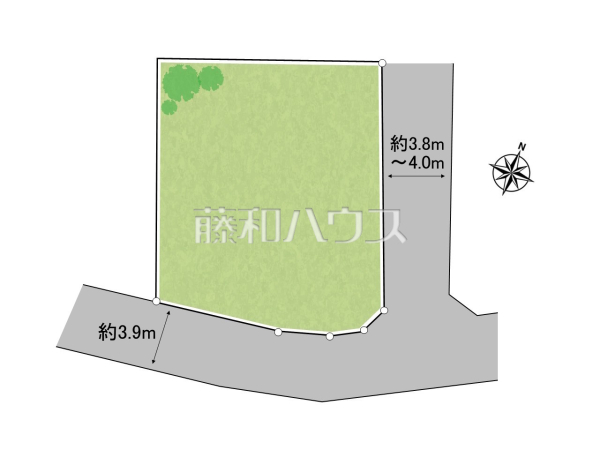 区画図【清瀬市中里4丁目】 区画図【清瀬市中里4丁目】