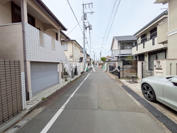 接道状況および現場風景 【杉並区南荻窪3丁目】 接道状況および現場風景 【杉並区南荻窪3丁目】