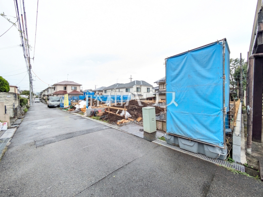 接道状況および現場風景 【八王子市富士見町】
