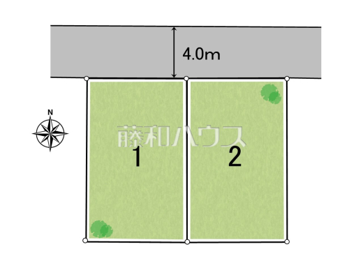 全体区画図 【八王子市富士見町】