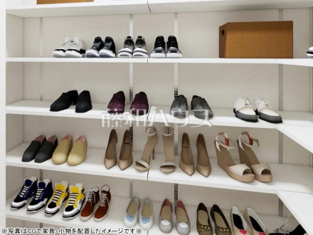 シューズインクローゼットがあれば玄関周りで使う物までスッキリ収納できます!※完成予想図※ 【朝霞市本町2丁目】/撮影日2026/06/26