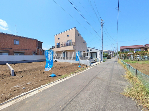 接道状況および現場風景 【三鷹市上連雀4丁目】