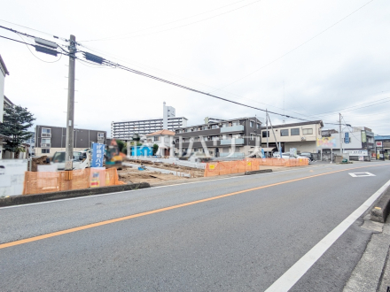 接道状況および現場風景 【朝霞市膝折町2丁目】/撮影日2026/08/31