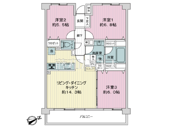 間取図 【エルパレス練馬錦町】 間取図 【エルパレス練馬錦町】
